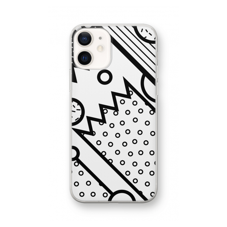 Pop Art #4: iPhone 12 Transparant Hoesje