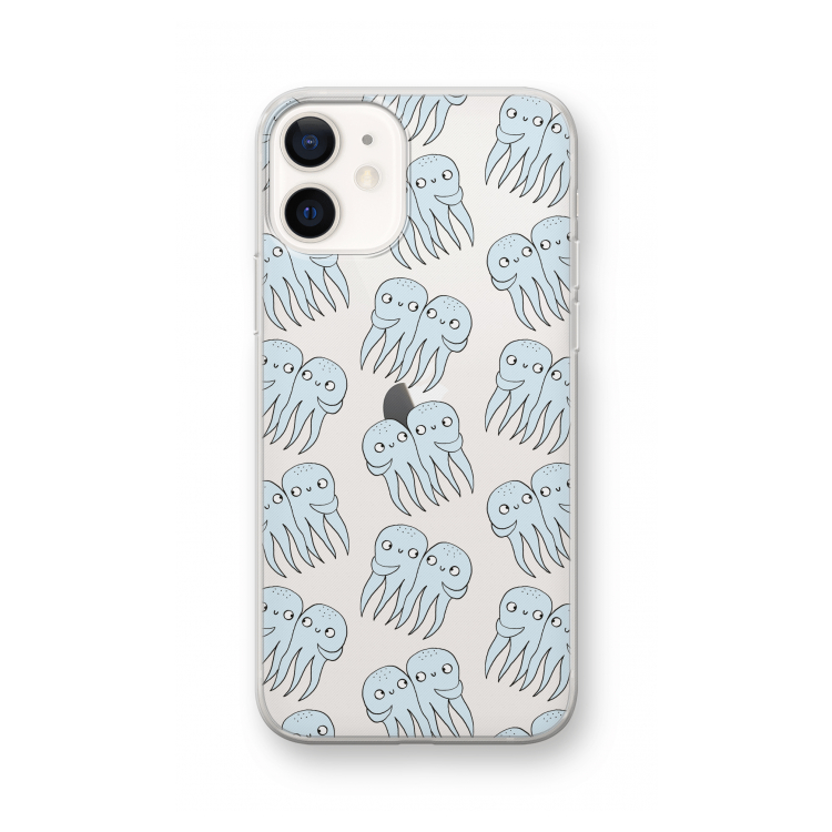 Octopussen: iPhone 12 Transparant Hoesje