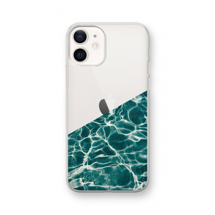 Weerkaatsing water: iPhone 12 Transparant Hoesje