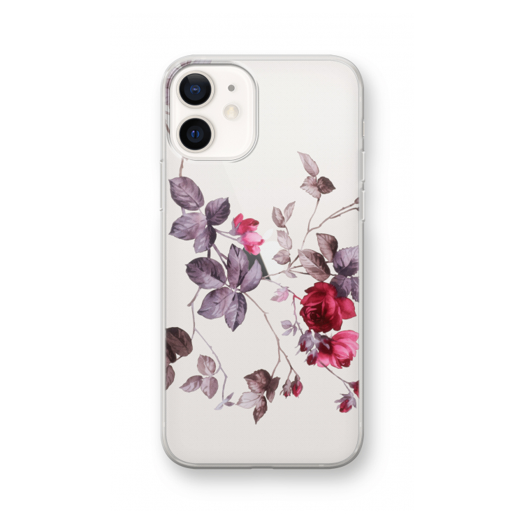 Mooie bloemen: iPhone 12 Transparant Hoesje