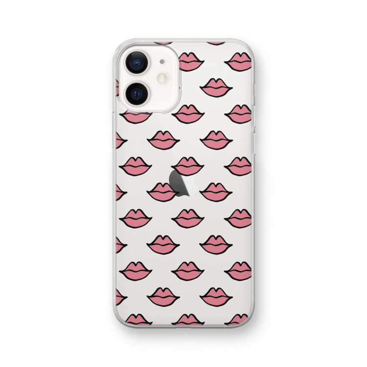 Lipjes: iPhone 12 Transparant Hoesje