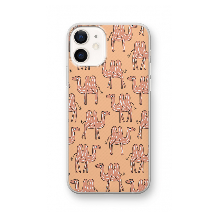 Kameel: iPhone 12 Transparant Hoesje