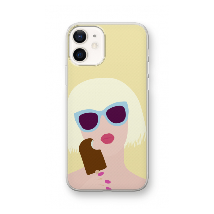 Ice cream: iPhone 12 Transparant Hoesje