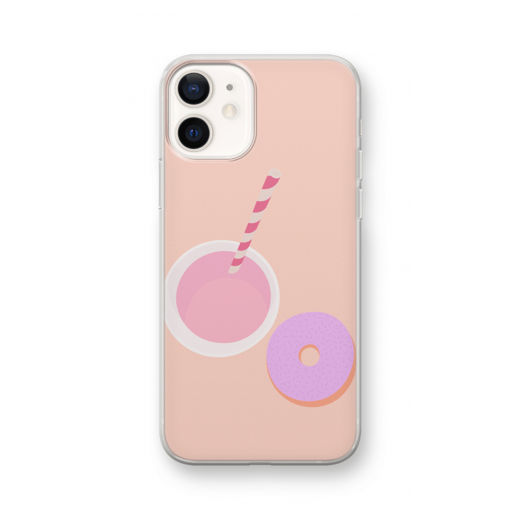 Donut: iPhone 12 Transparant Hoesje