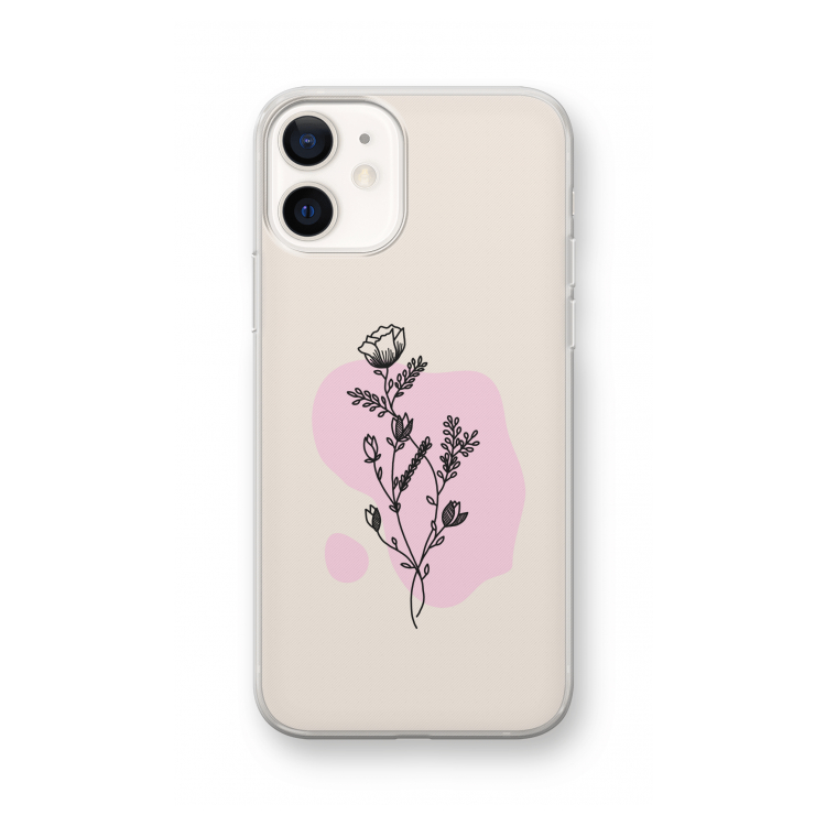 Roses are red: iPhone 12 Transparant Hoesje