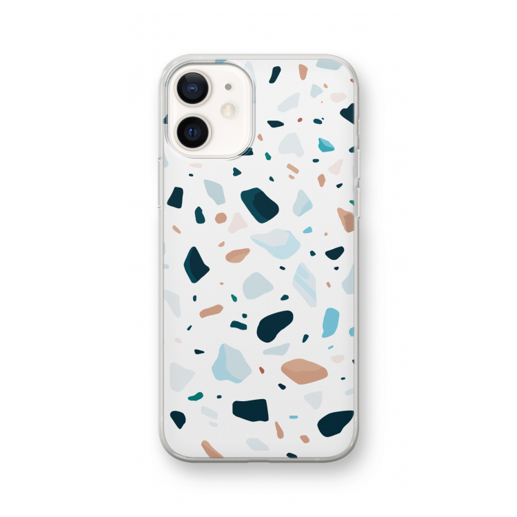 Terrazzo N°13: iPhone 12 Transparant Hoesje