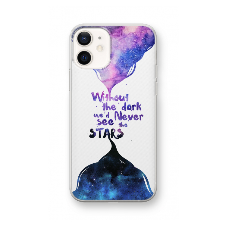 Stars quote: iPhone 12 Transparant Hoesje