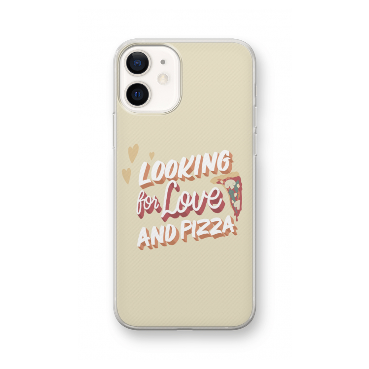 Pizza is the answer: iPhone 12 Transparant Hoesje