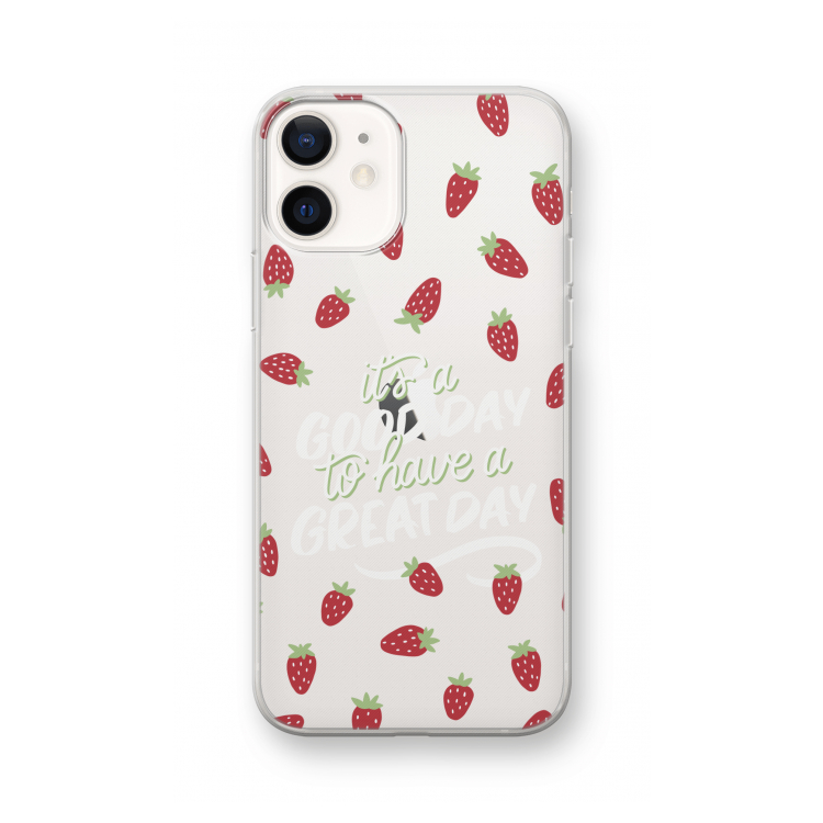 Don't forget to have a great day: iPhone 12 Transparant Hoesje