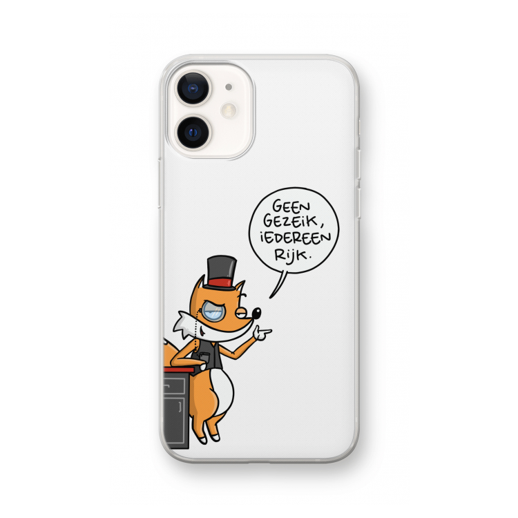 Geen Gezeik: iPhone 12 Transparant Hoesje