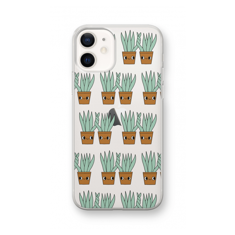 Sansevieria: iPhone 12 Transparant Hoesje