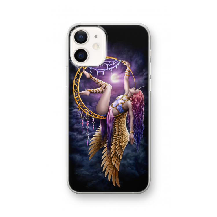 Aerial Angel: iPhone 12 Transparant Hoesje