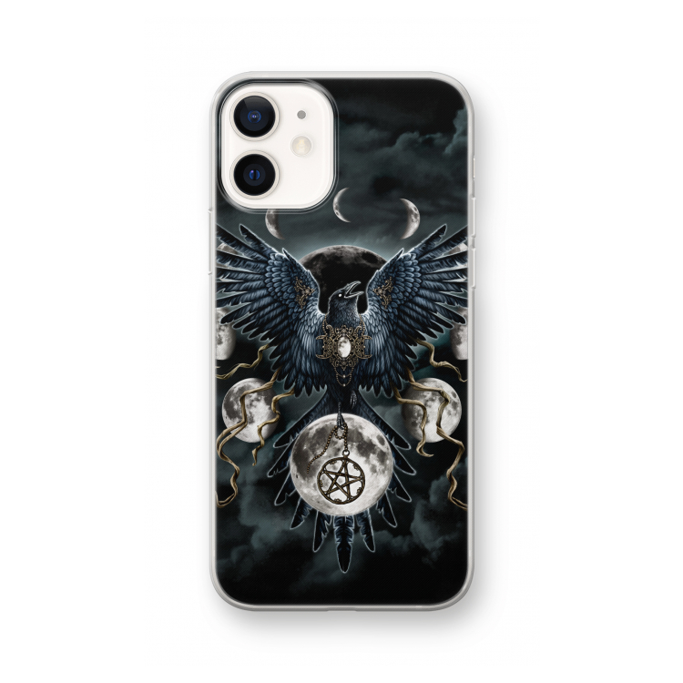 Sinister Wings: iPhone 12 Transparant Hoesje