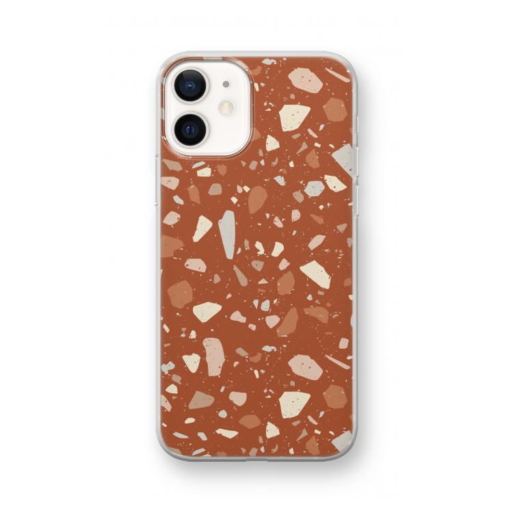 Terrazzo N°22: iPhone 12 mini Transparant Hoesje