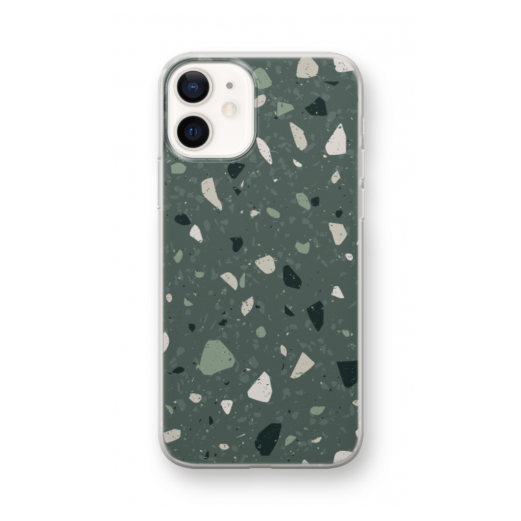 Terrazzo N°19: iPhone 12 mini Transparant Hoesje