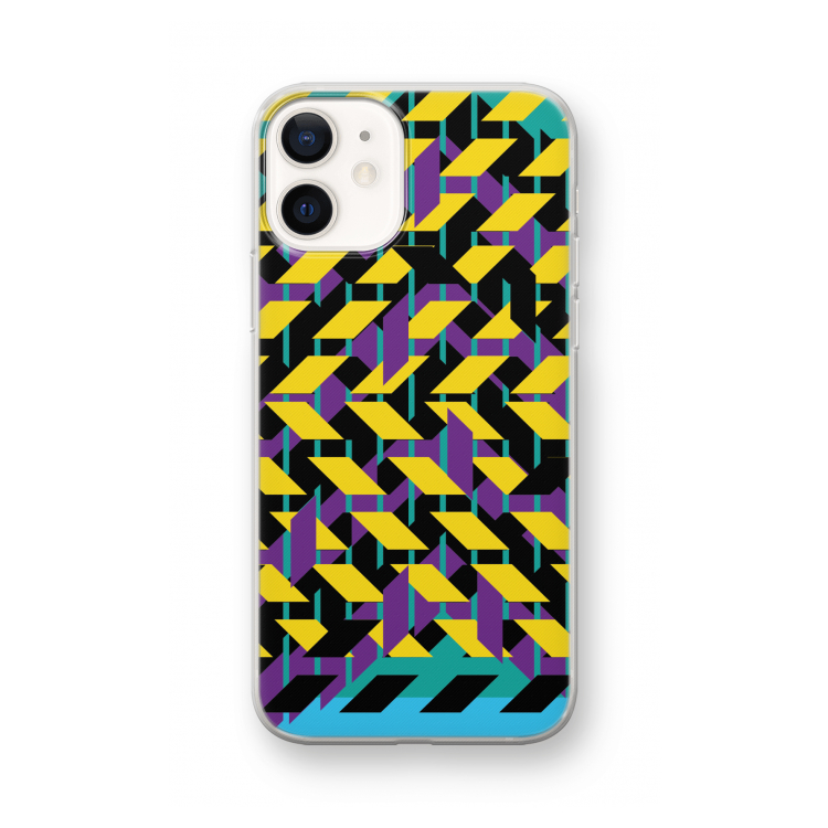 Skew Bee 3: iPhone 12 mini Transparant Hoesje
