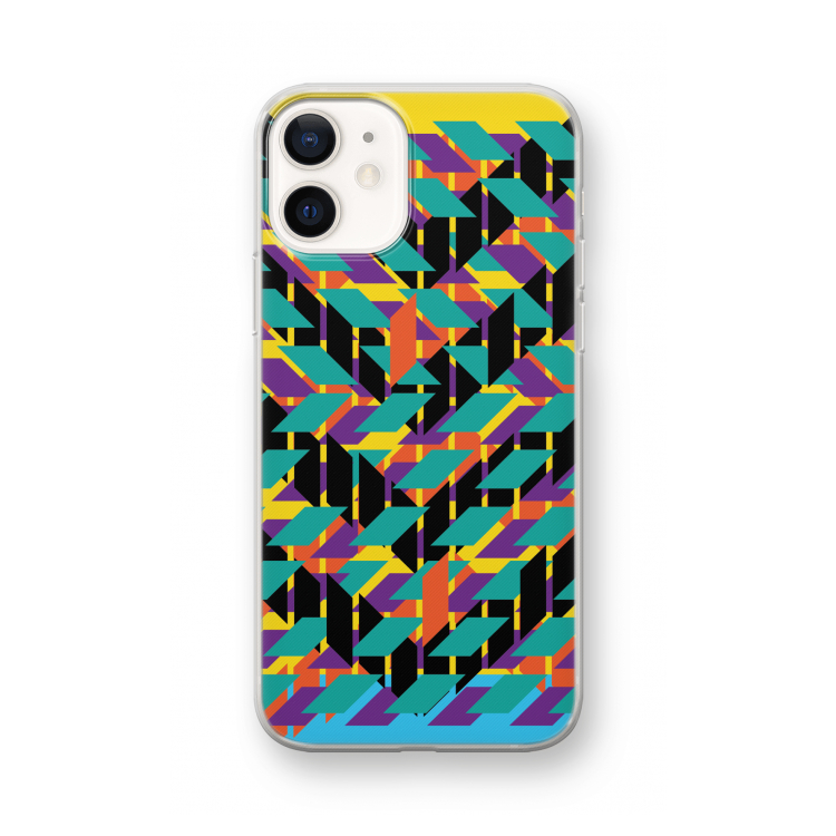 Skew Bee 1: iPhone 12 mini Transparant Hoesje