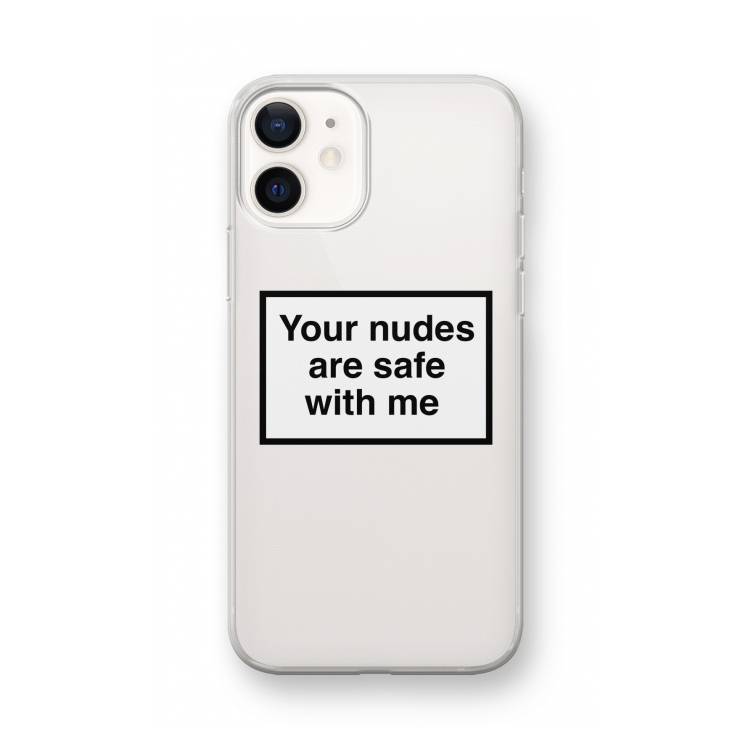 Safe with me: iPhone 12 mini Transparant Hoesje