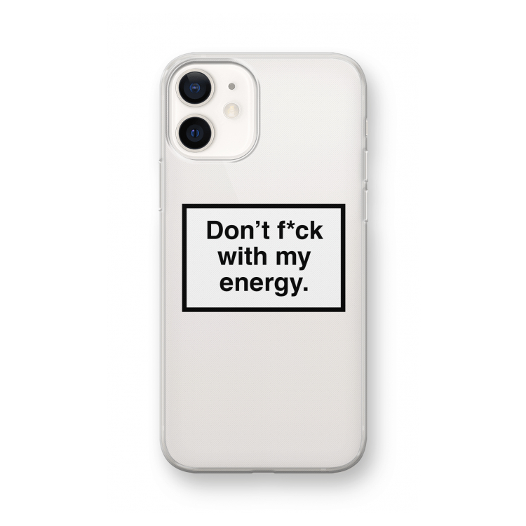 My energy: iPhone 12 mini Transparant Hoesje