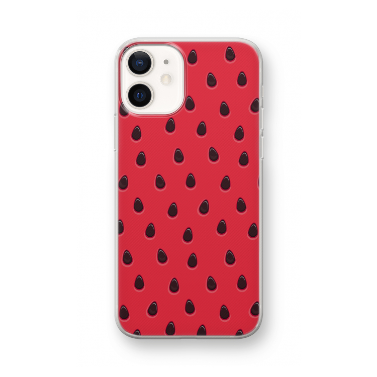 Watermelon: iPhone 12 mini Transparant Hoesje