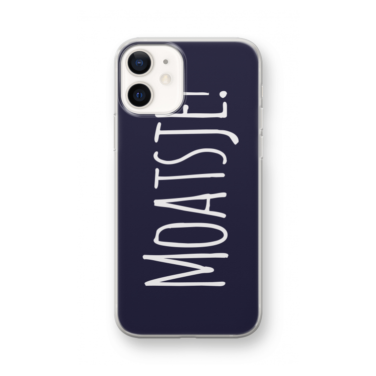 Moatsje!: iPhone 12 mini Transparant Hoesje