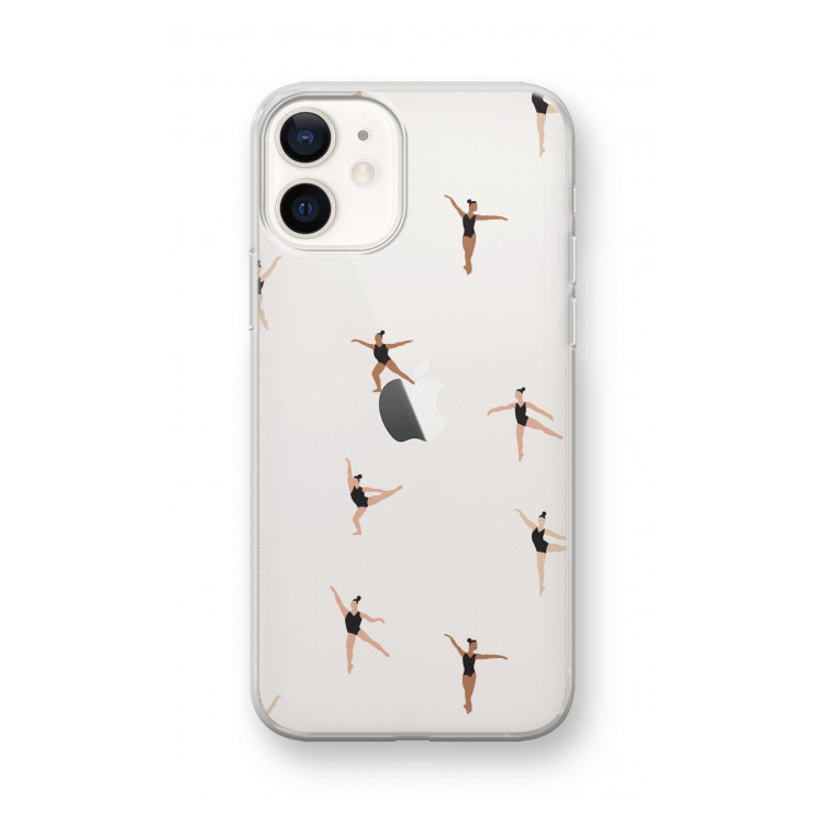Dancing #1: iPhone 12 mini Transparant Hoesje