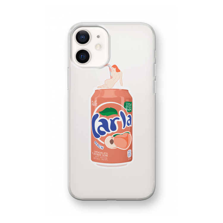 S(peach)less: iPhone 12 mini Transparant Hoesje