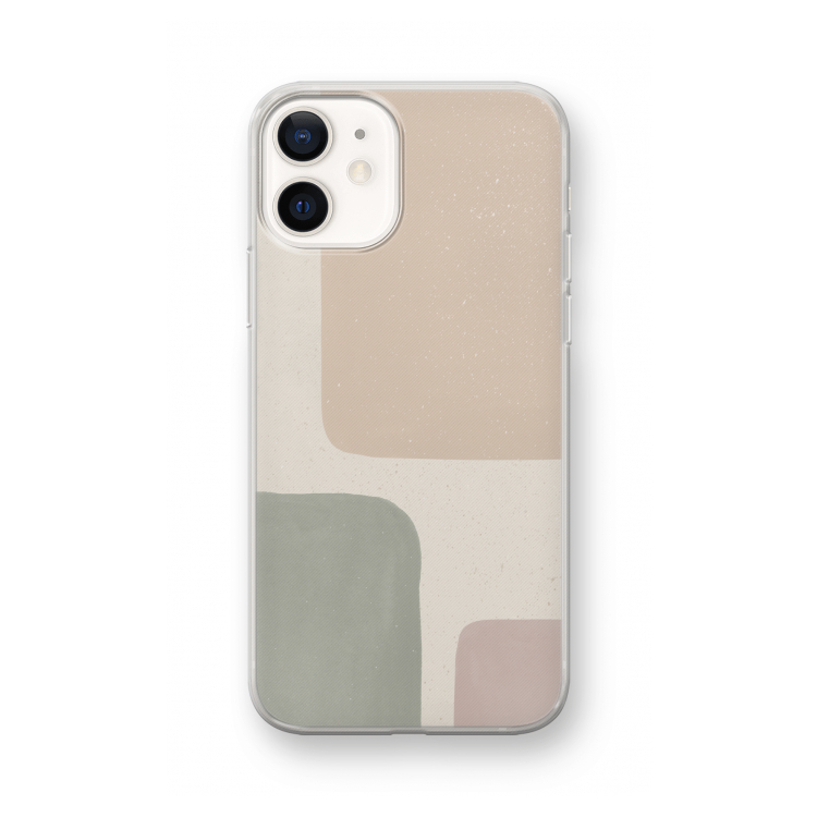 Geo #7: iPhone 12 mini Transparant Hoesje
