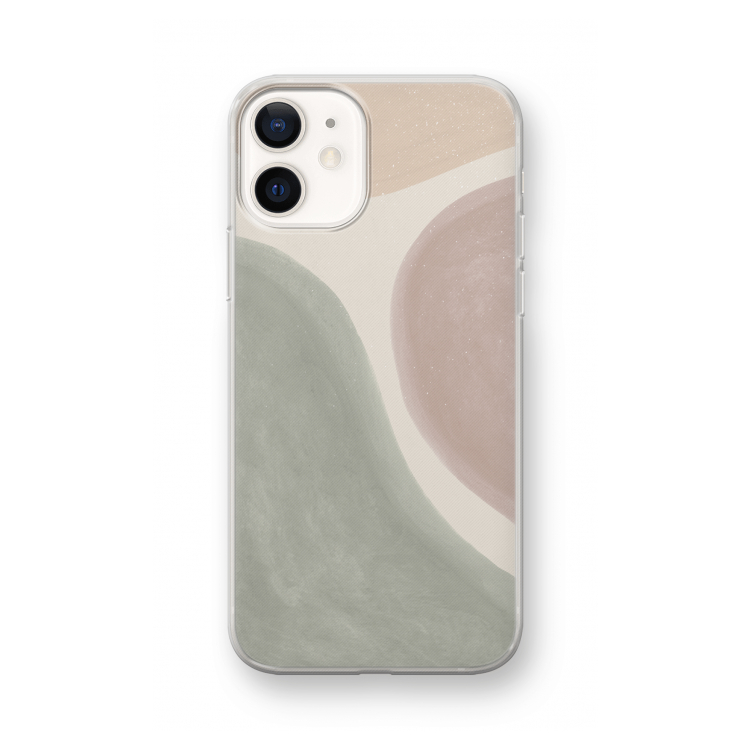 Geo #6: iPhone 12 mini Transparant Hoesje