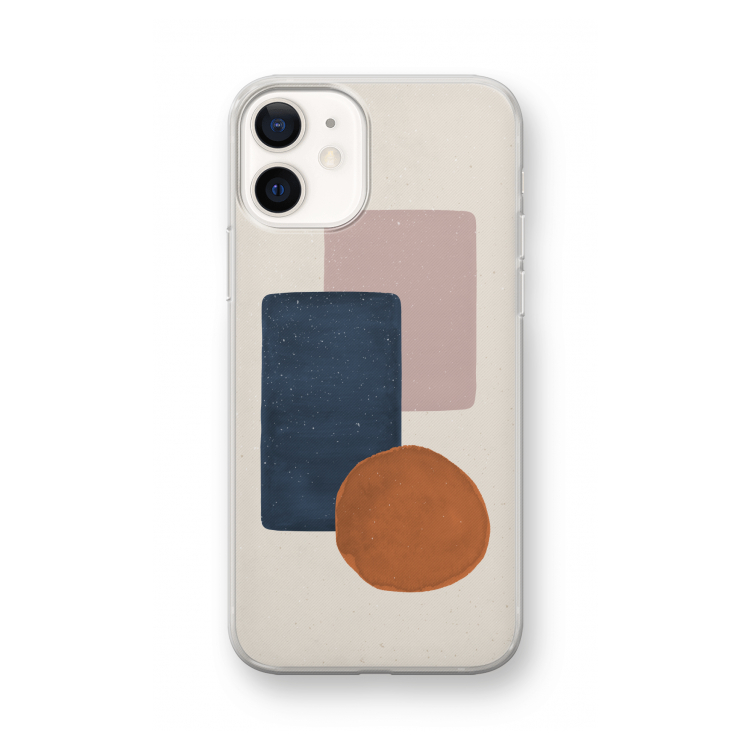 Geo #3: iPhone 12 mini Transparant Hoesje