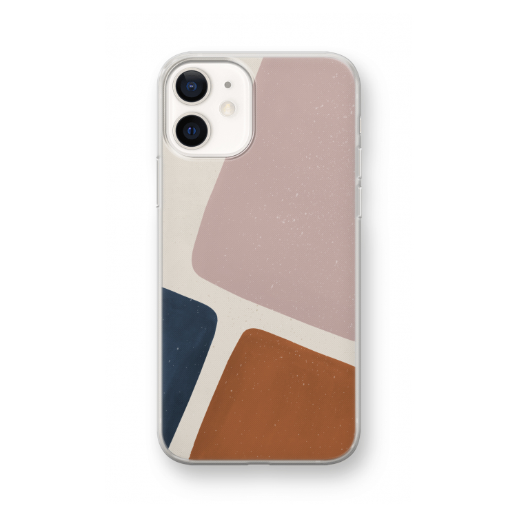 Geo #2: iPhone 12 mini Transparant Hoesje
