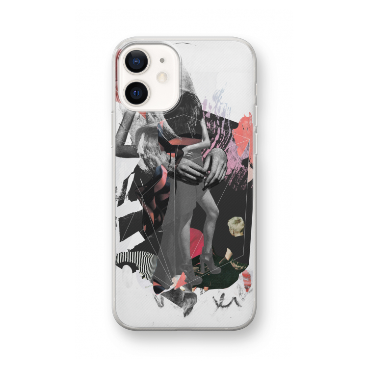 Dissimulation du réel: iPhone 12 mini Transparant Hoesje