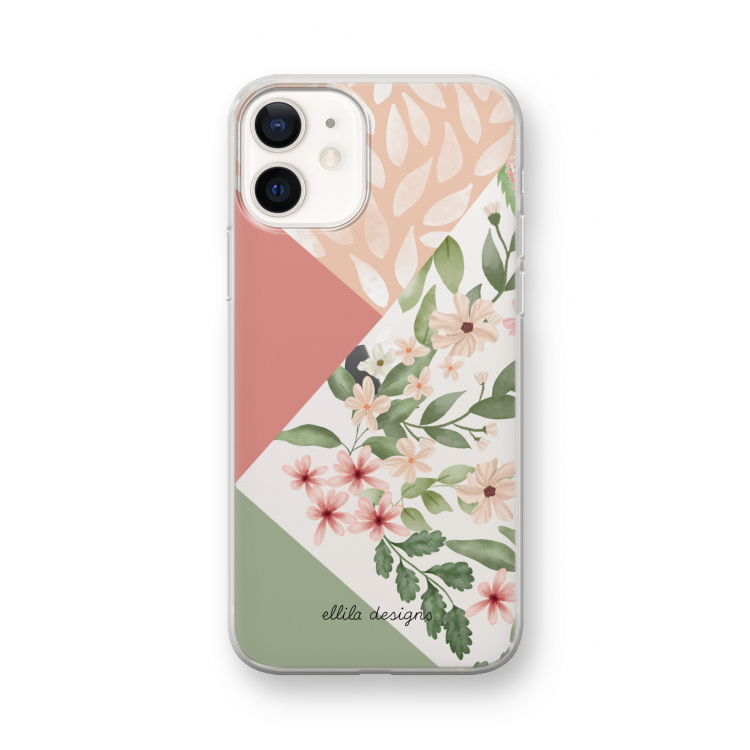 Sweet heaven geometrics: iPhone 12 mini Transparant Hoesje
