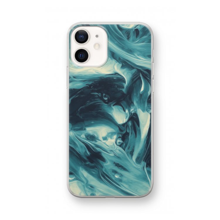 Dreaming About Whales: iPhone 12 mini Transparant Hoesje