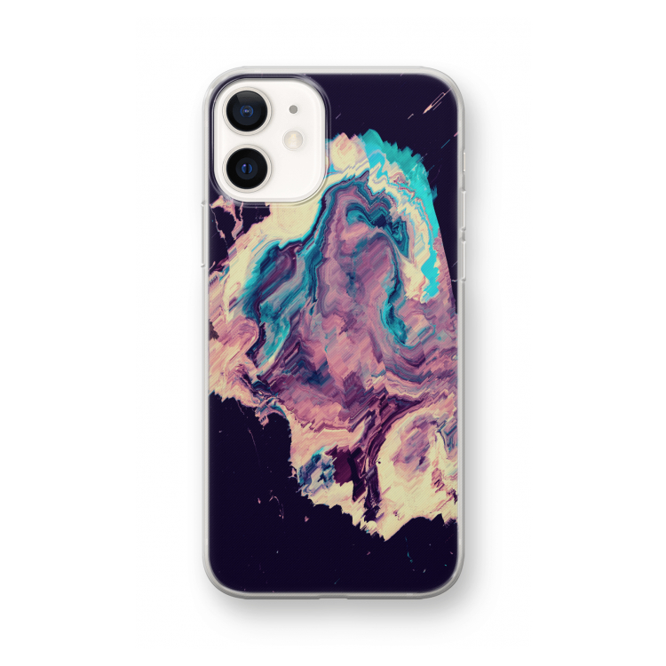 Cosmic Silence: iPhone 12 mini Transparant Hoesje