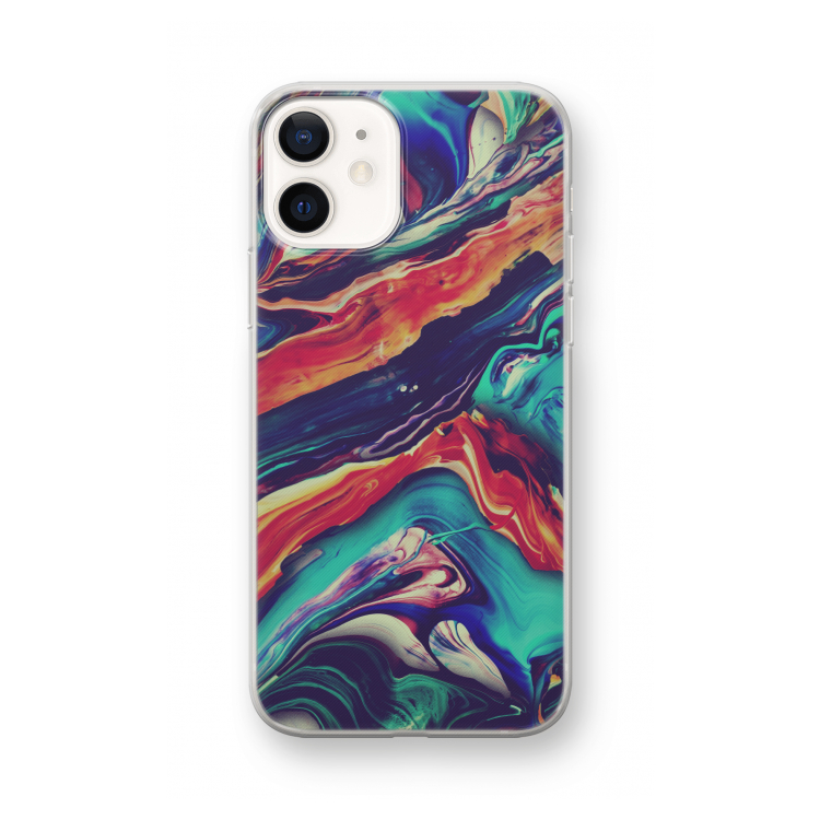 Chameleon Sun: iPhone 12 mini Transparant Hoesje