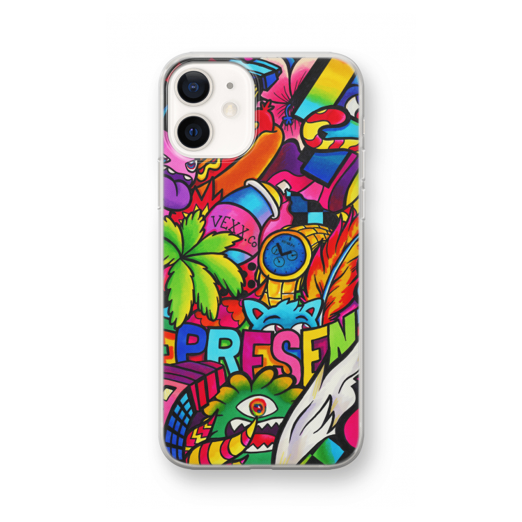Represent: iPhone 12 mini Transparant Hoesje