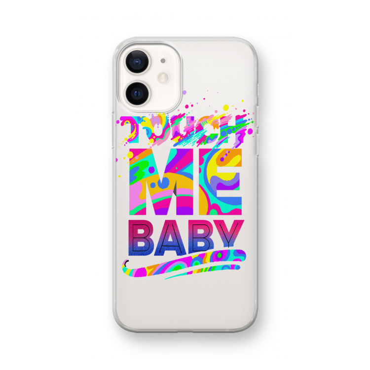 Touch Me: iPhone 12 mini Transparant Hoesje