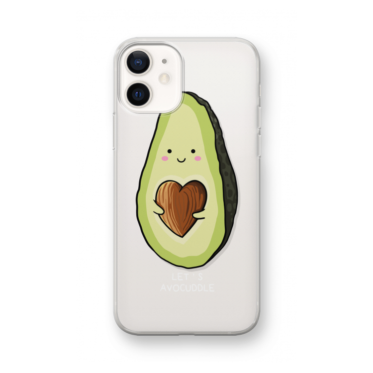 Avocuddle: iPhone 12 mini Transparant Hoesje