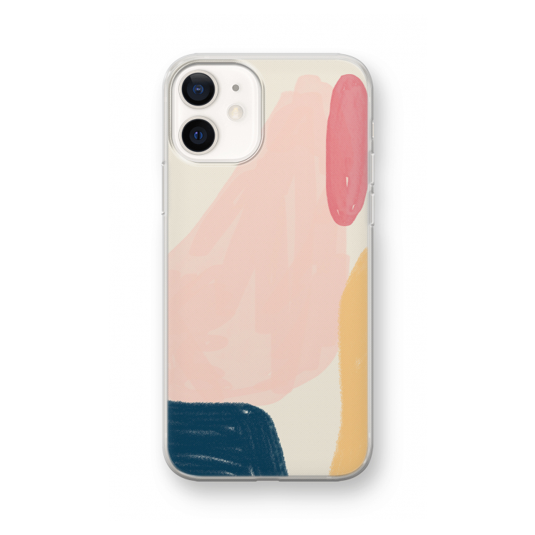 Saturday Flow: iPhone 12 mini Transparant Hoesje
