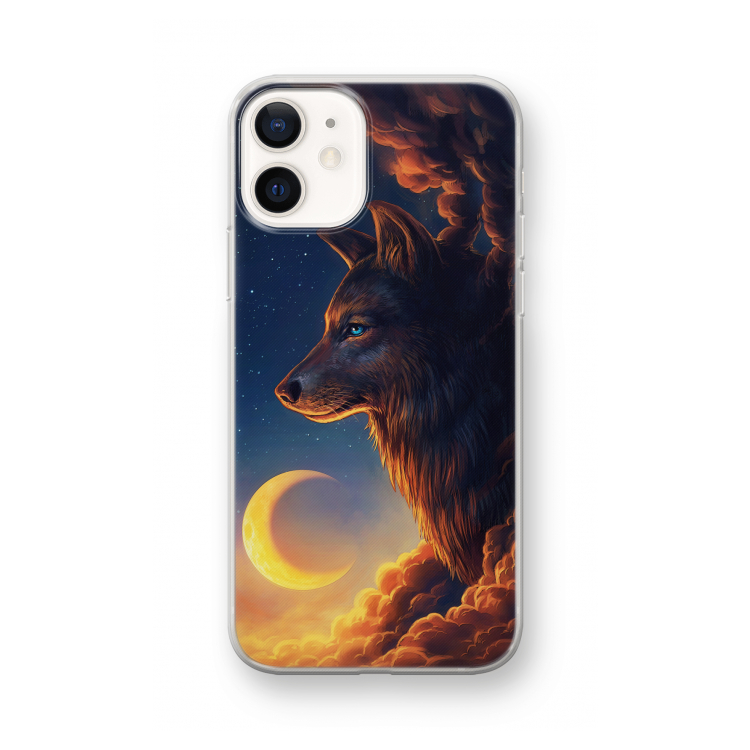 Night Guardian: iPhone 12 mini Transparant Hoesje