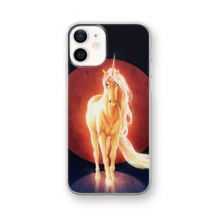 Last Unicorn: iPhone 12 mini Transparant Hoesje