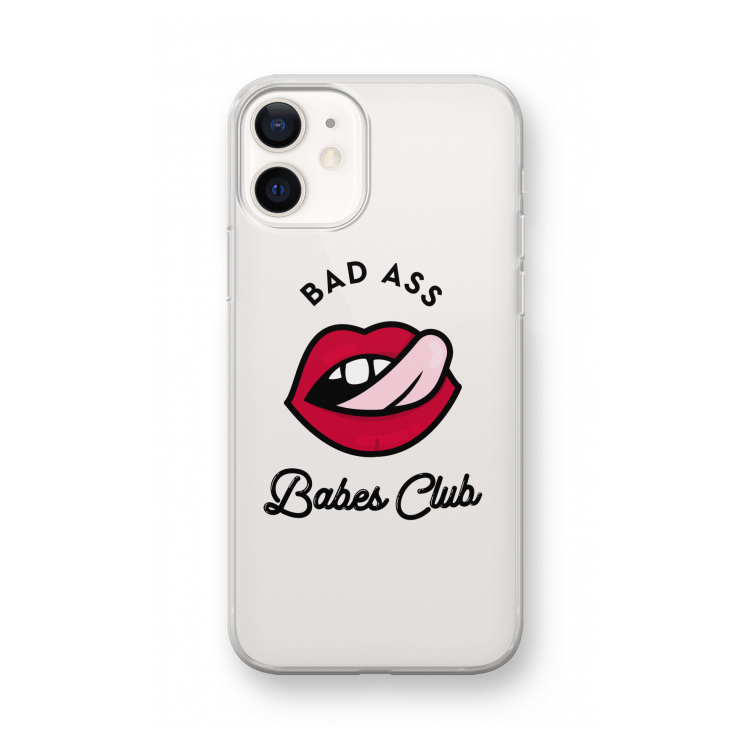Badass Babes Club: iPhone 12 mini Transparant Hoesje