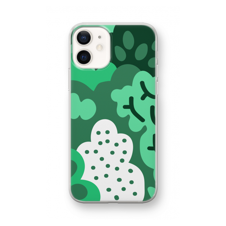 Bushes: iPhone 12 mini Transparant Hoesje