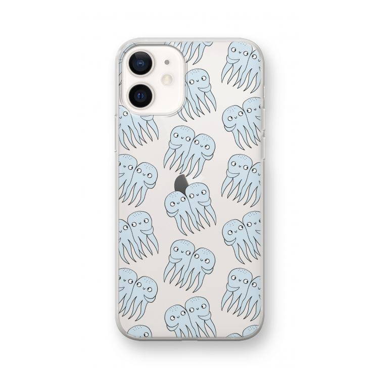 Octopussen: iPhone 12 mini Transparant Hoesje