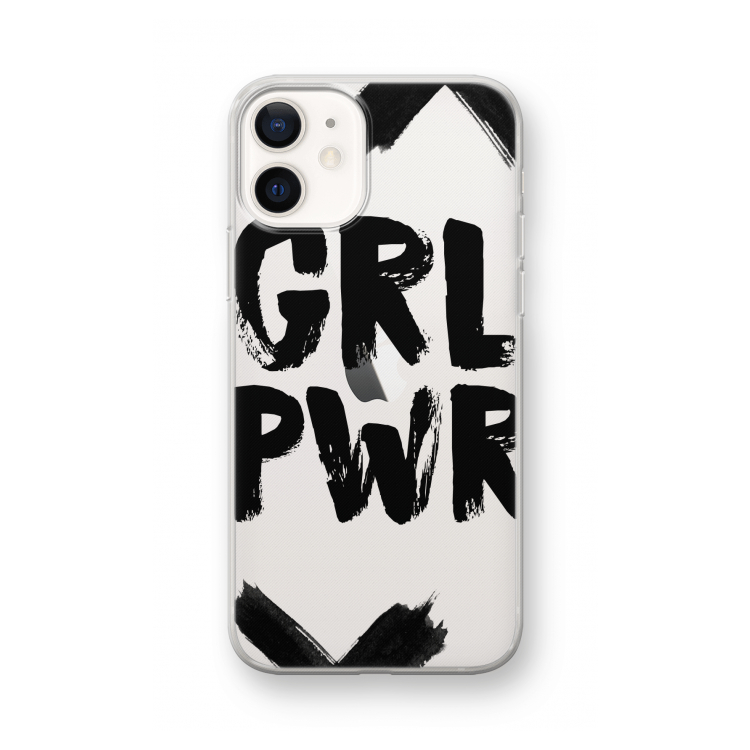 Girl Power #2: iPhone 12 mini Transparant Hoesje