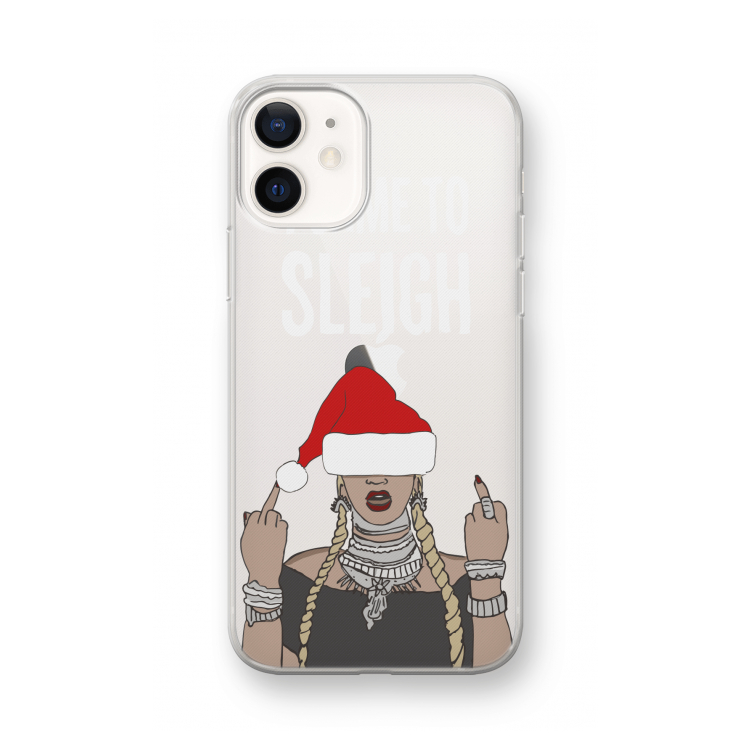 Came To Sleigh: iPhone 12 mini Transparant Hoesje