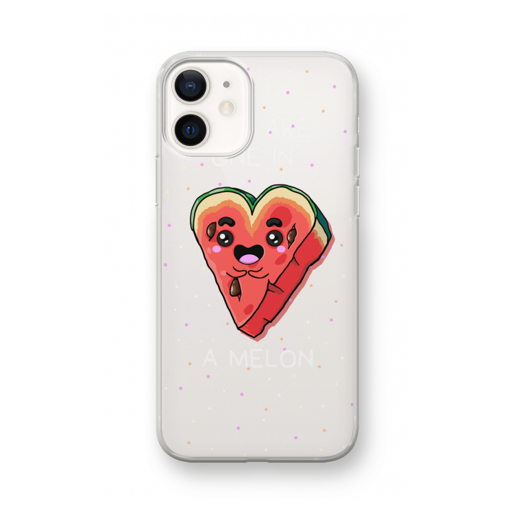 One In A Melon: iPhone 12 mini Transparant Hoesje