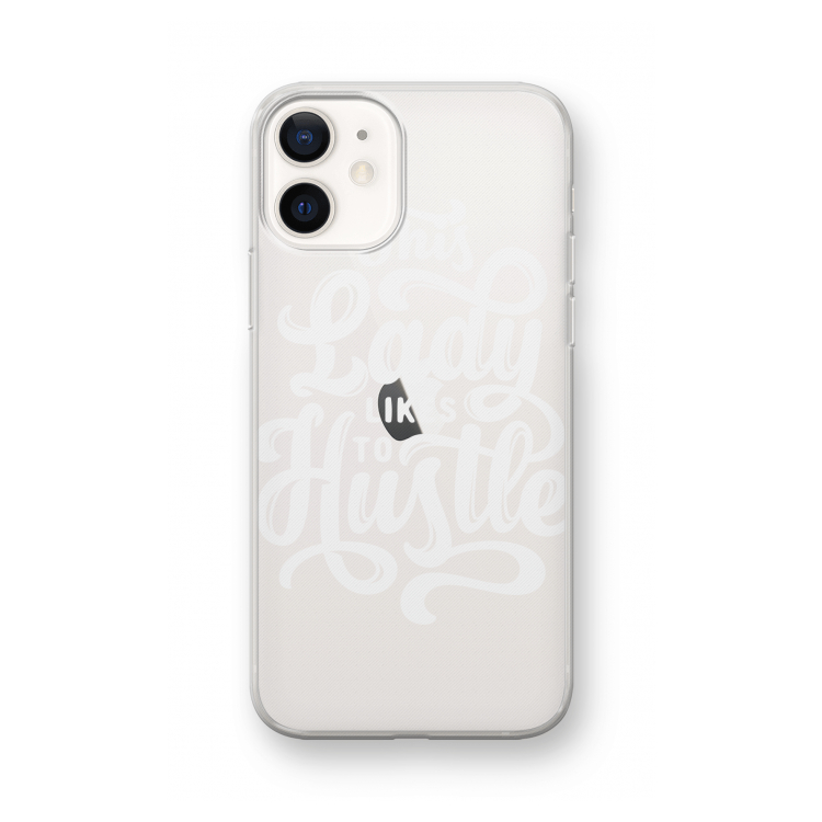 Hustle Lady: iPhone 12 mini Transparant Hoesje