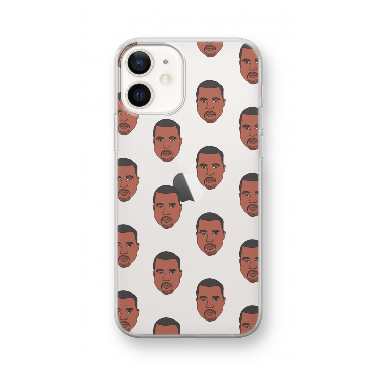 Kanye Call Me?: iPhone 12 mini Transparant Hoesje